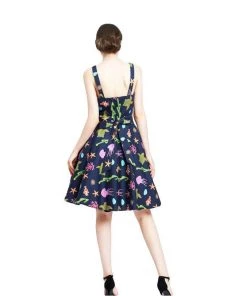 Miss Lulo Kyla Dress In Sealife Print