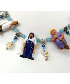 Aye Que Chula Homies La Familia Beaded Necklace "Aye, Que Chula" Original Jewelry & Art