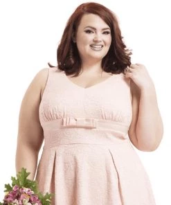 Women's Apparel Voodoo Vixen Lauren Dress In Peach 9 Women's Apparel Voodoo Vixen Lauren Dress In Peach