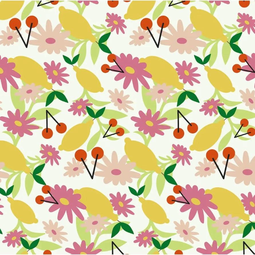 Miss Lulo Sage Shorts In Lemon Floral Print 5 Miss Lulo Sage Shorts In Lemon Floral Print