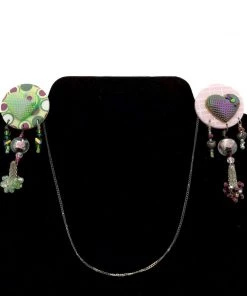 Aye Que Chula Heart Sweater Clip