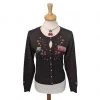 Banned London Christmas Cardigan In Black
