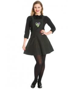 Women's Apparel Banned Made For Each Other Pinafore Mini