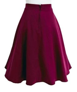 Hemet Flowy Fuschia Circle Skirt Women's Apparel