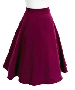 Hemet Flowy Fuschia Circle Skirt Women's Apparel