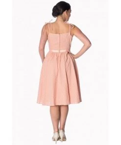 Banned Make A Wish Strappy Sundress In Pink Women's Apparel