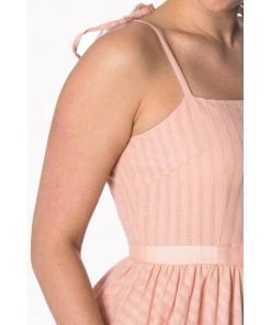 Banned Make A Wish Strappy Sundress In Pink Women's Apparel