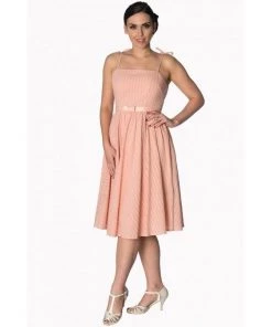 Banned Make A Wish Strappy Sundress In Pink Women's Apparel