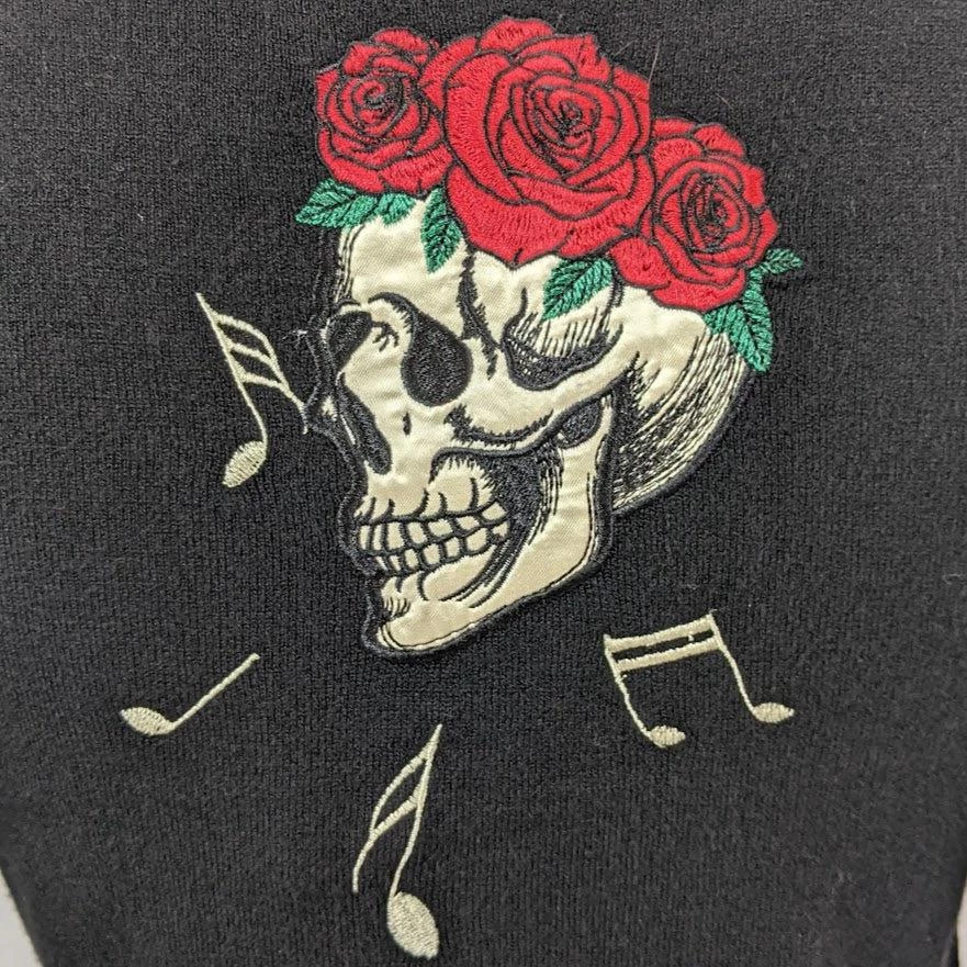 Banned Microphone Sugar Skull Cardigan 5 Banned Microphone Sugar Skull Cardigan