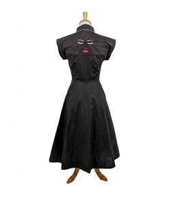 Women's Apparel Banned Model Face Dress