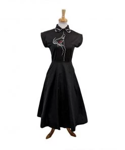 Women's Apparel Banned Model Face Dress