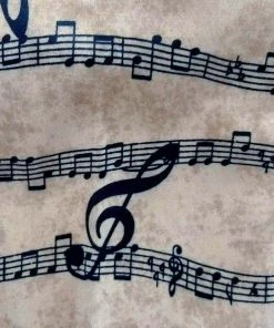 Glitz Glam And Rebellion Men's Bowling Shirt With Music Note Panel Men's Apparel 7 Glitz Glam And Rebellion Men's Bowling Shirt With Music Note Panel Men's Apparel