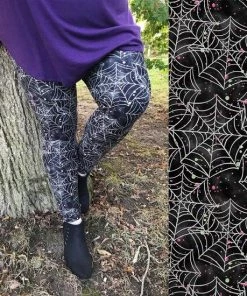 Glitz Glam And Rebellion GGR Neon Spiderwebs Leggings