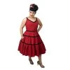 ChicStar Women's Apparel Tiered Swing Dress In Red