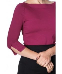 Banned Oonaugh Basic Top In Purple