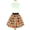 Women's Apparel Hemet Pleated Skirt In Orange Frida Print