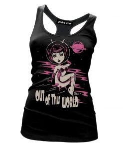 Glitz Glam And Rebellion Women's Apparel Pinky Star Out Of This World Tank Top