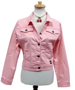 Sourpuss Essential Jacket In Pink