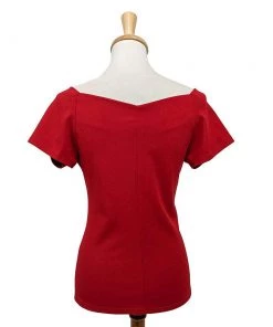 Steady Clothing Women's Apparel Steady Betty V-Neck Top In Red