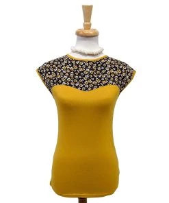 Steady Clothing Women's Apparel Steady Kizzie Top In Mustard