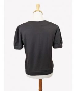 Hemet Pinup Pull Over Blouse In Black