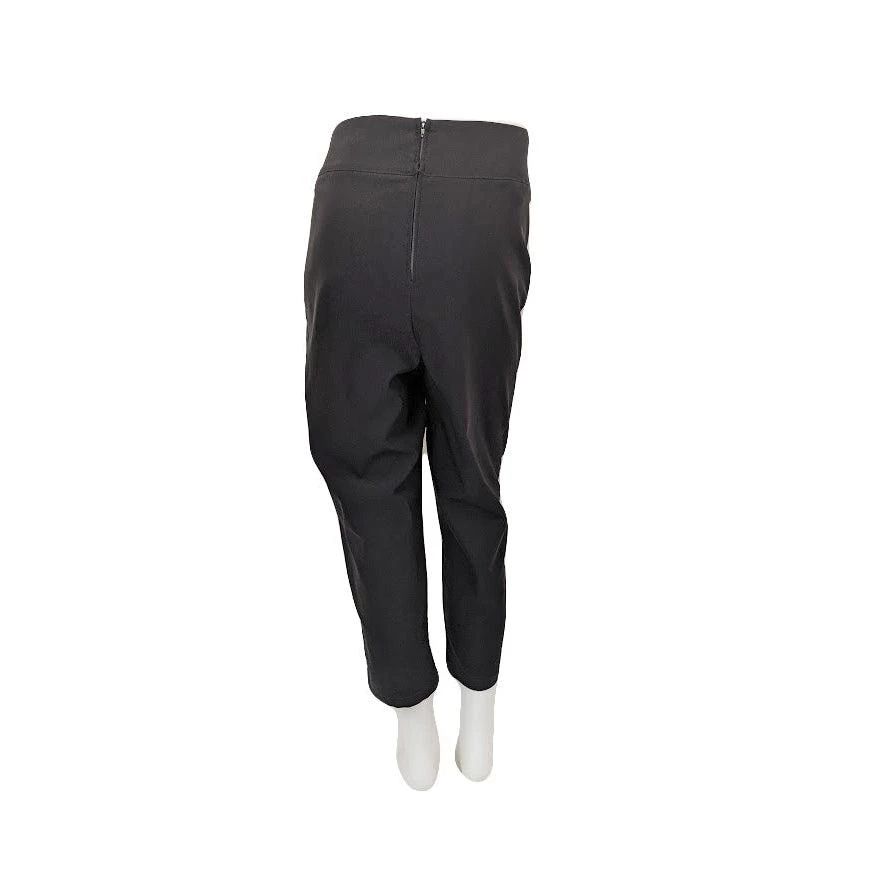 Women's Apparel Hemet High Waisted Cigarette Pants In Black 7 Women's Apparel Hemet High Waisted Cigarette Pants In Black