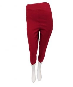 Hemet High Waist Pants In Burgundy Women's Apparel