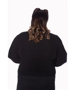 Banned Proud Peacock Cardigan In Black Women's Apparel