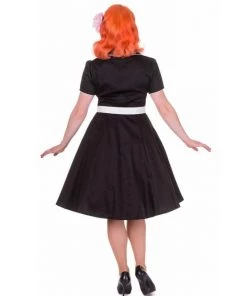 Dolly & Dotty Penelope Shirt Dress In Black Women's Apparel