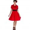Dolly & Dotty Penelope Shirt Dress In Red