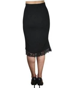 ChicStar Women's Apparel Miss Priss Pinup Ruffle Skirt In Black 7 ChicStar Women's Apparel Miss Priss Pinup Ruffle Skirt In Black