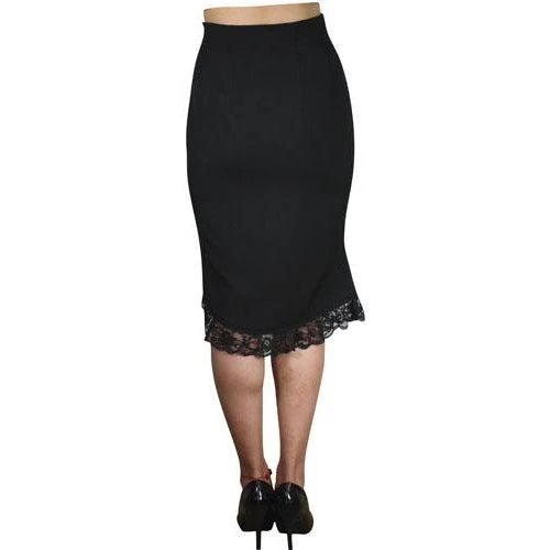 ChicStar Women's Apparel Miss Priss Pinup Ruffle Skirt In Black 5 ChicStar Women's Apparel Miss Priss Pinup Ruffle Skirt In Black