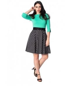 Women's Apparel Banned Polka Love 50s Skirt