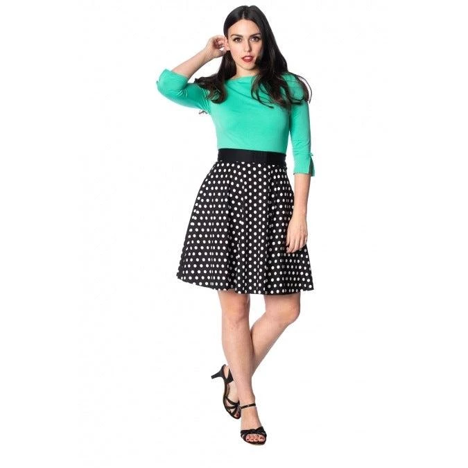 Women's Apparel Banned Polka Love 50s Skirt 3 Women's Apparel Banned Polka Love 50s Skirt