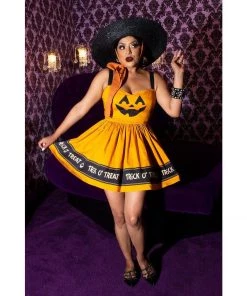 The Oblong Box Shop TOBS Prudence Trick Or Treat Dress Women's Apparel