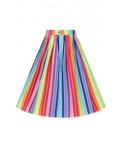 Hell Bunny Over The Rainbow 50's Skirt Women's Apparel