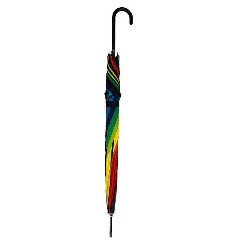 Soake Walking Stick Umbrella In Rainbow Swirl 6 Soake Walking Stick Umbrella In Rainbow Swirl