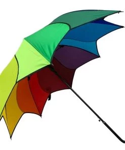 Soake Walking Stick Umbrella In Rainbow Swirl 8 Soake Walking Stick Umbrella In Rainbow Swirl