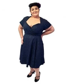 ChicStar Rita Wrap Dress In Black Floral Women's Apparel