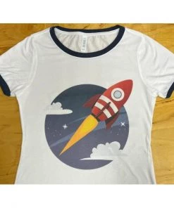 Star Struck Clothing Blast Off Rocket Tee Women's Apparel