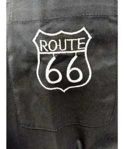 Glitz Glam And Rebellion Men's Bowling Shirt With Route 66 Pocket Men's Apparel 7 Glitz Glam And Rebellion Men's Bowling Shirt With Route 66 Pocket Men's Apparel
