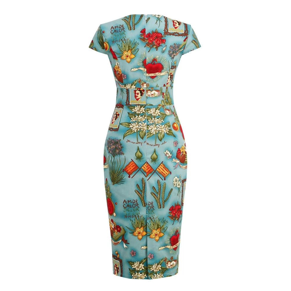 Glitz Glam And Rebellion Frida Wiggle Dress Women's Apparel 4 Glitz Glam And Rebellion Frida Wiggle Dress Women's Apparel