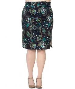 Banned Proud Peacock Pencil Skirt