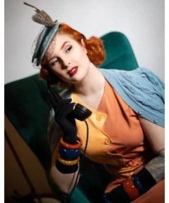 Women's Apparel Star Struck Clothing Sawtooth Color Block Dress In Peach And Copper