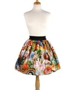 Hemet Pleated Skirt In Señoritas Print