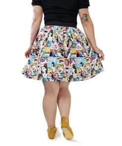Hemet Pleated Skirt In Sewing Woes Comic Print 9 Hemet Pleated Skirt In Sewing Woes Comic Print