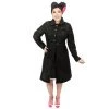 Banned Sherlock Trench Coat Women's Apparel