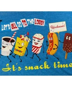 Star Struck Clothing Drive-In Tee In Blue