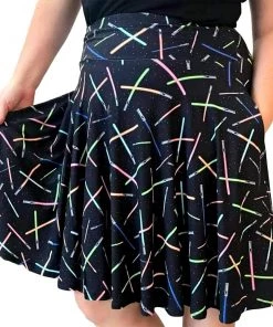 Southwest Legging Co. Neon Lightsaber Circle Skirt Women's Apparel