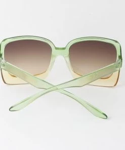 Glitz Glam And Rebellion Square Deal Mid-Century Sunglasses Women's Apparel
